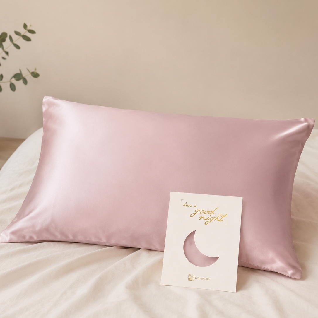 Taie d'oreiller en satin de soie de mûrier 22 momme — The Silk Hour