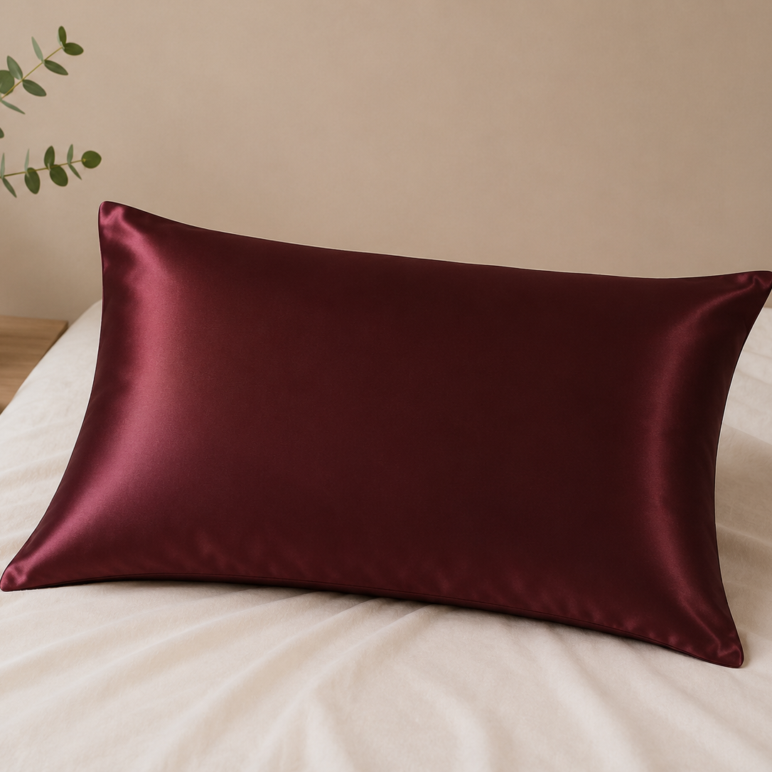 Taie d'oreiller en satin de soie de mûrier 22 momme — The Silk Hour