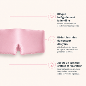 Masque de nuit en satin de soie de mûrier — The Silk Hour