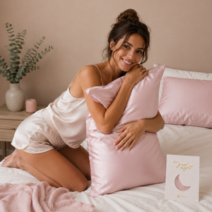 Taie d'oreiller en satin de soie de mûrier 22 momme — The Silk Hour