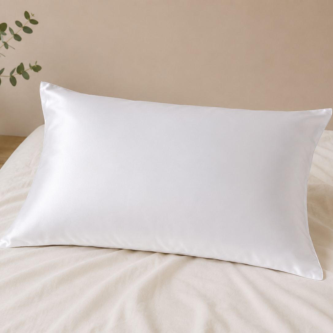 Taie d'oreiller en satin de soie de mûrier 22 momme — The Silk Hour