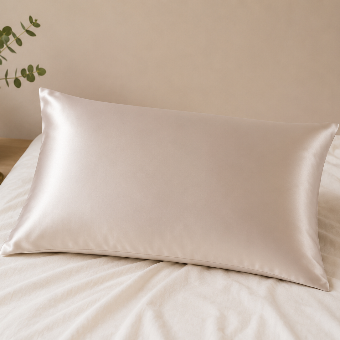 Taie d'oreiller en satin de soie de mûrier 22 momme — The Silk Hour