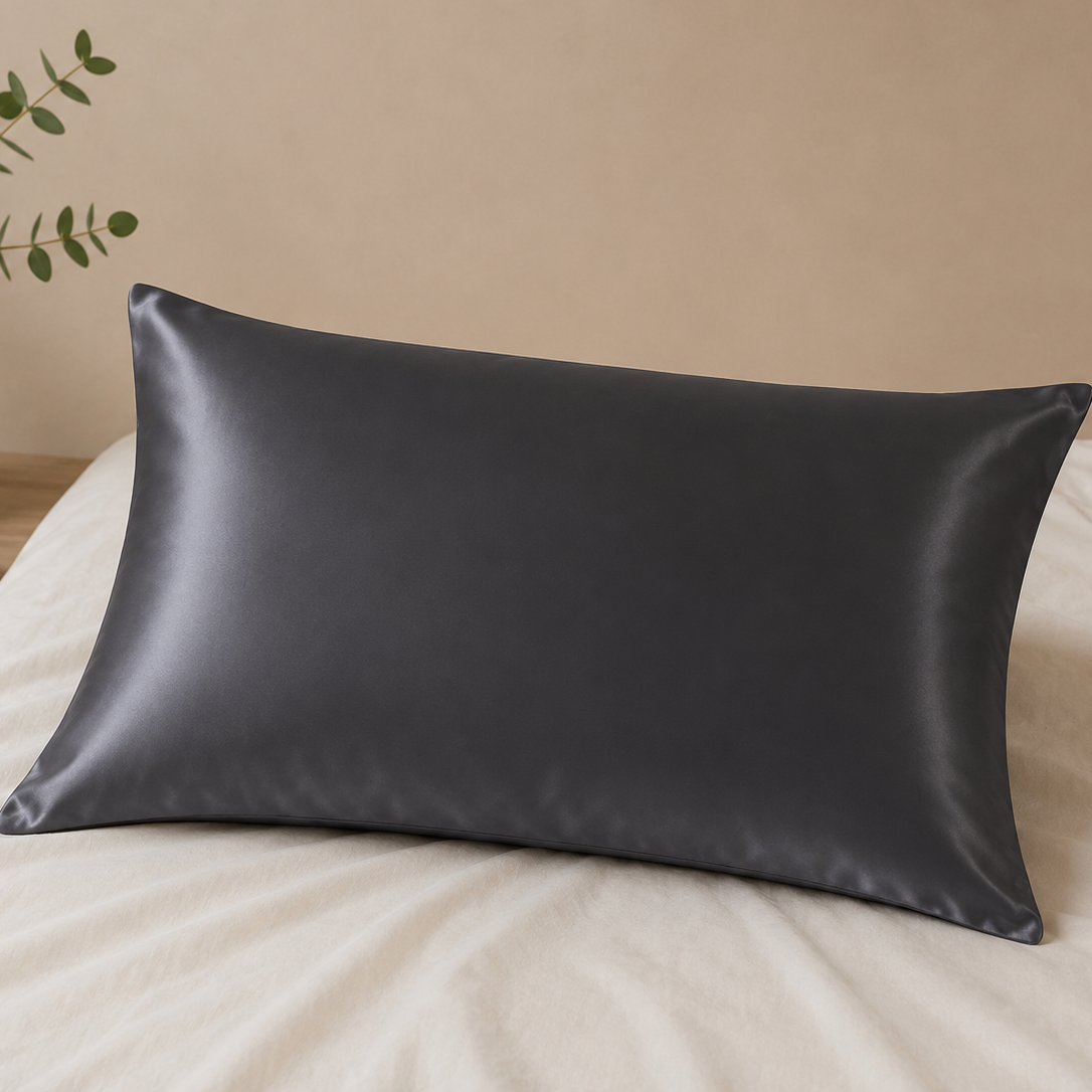 Taie d'oreiller en satin de soie de mûrier 22 momme — The Silk Hour