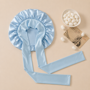 Bonnet de nuit en satin de soie de mûrier — The Silk Hour