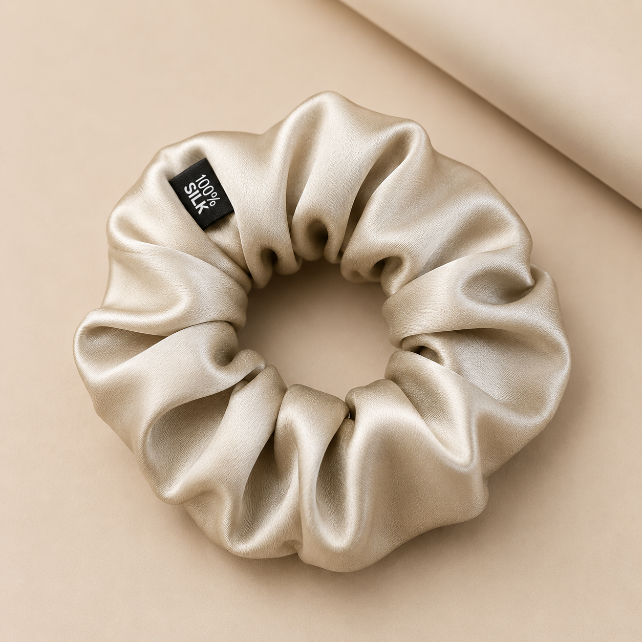 Chouchou en satin de soie de mûrier — The Silk Hour