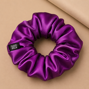 Chouchou en satin de soie de mûrier — The Silk Hour